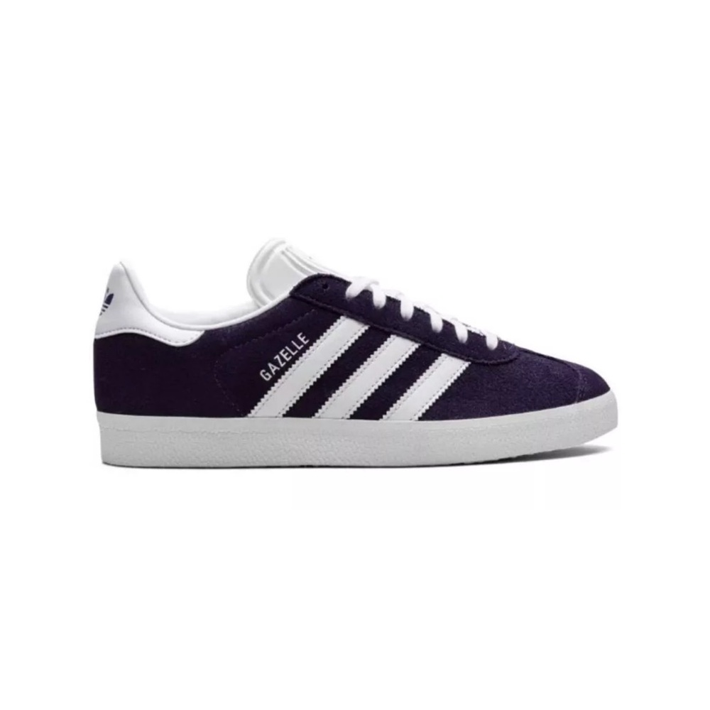 NWT Adidas Gazelle Sneakers Dark Purple Size MENS 9/WOMENS 10.5 - Picture 1 of 7
